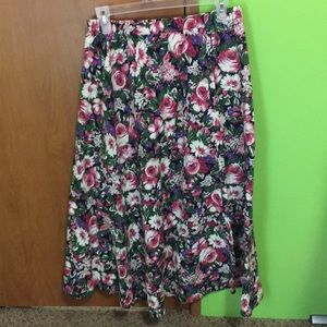 Floral skirt